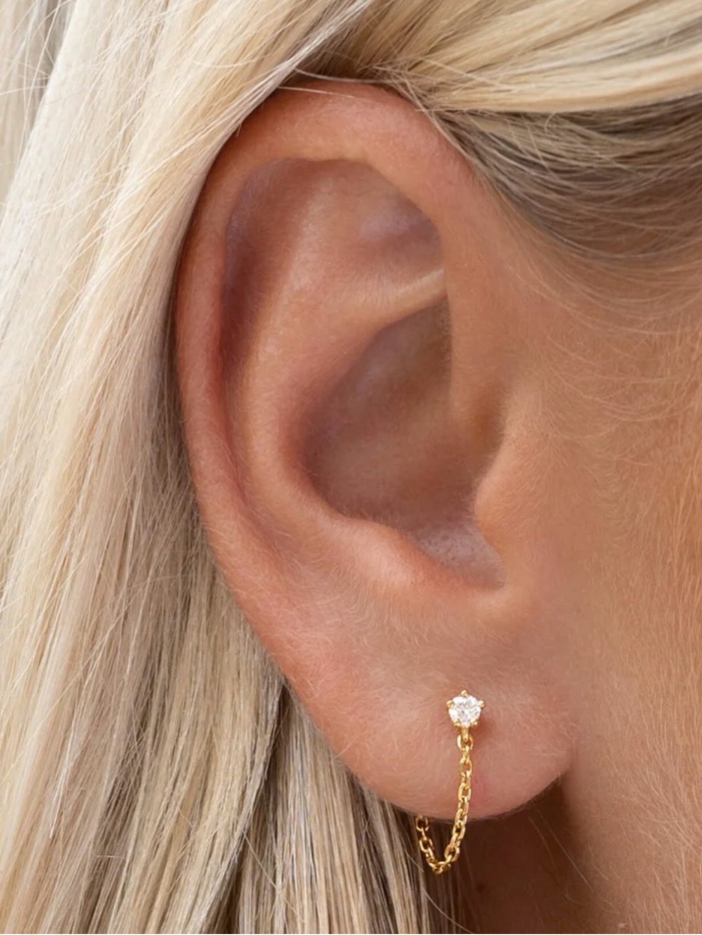NWT Linjer Ella Chain Earring